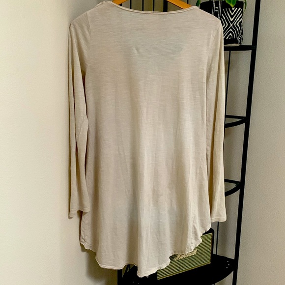 Free People vintage top, long sleeves, beige/off white - Picture 4 of 5
